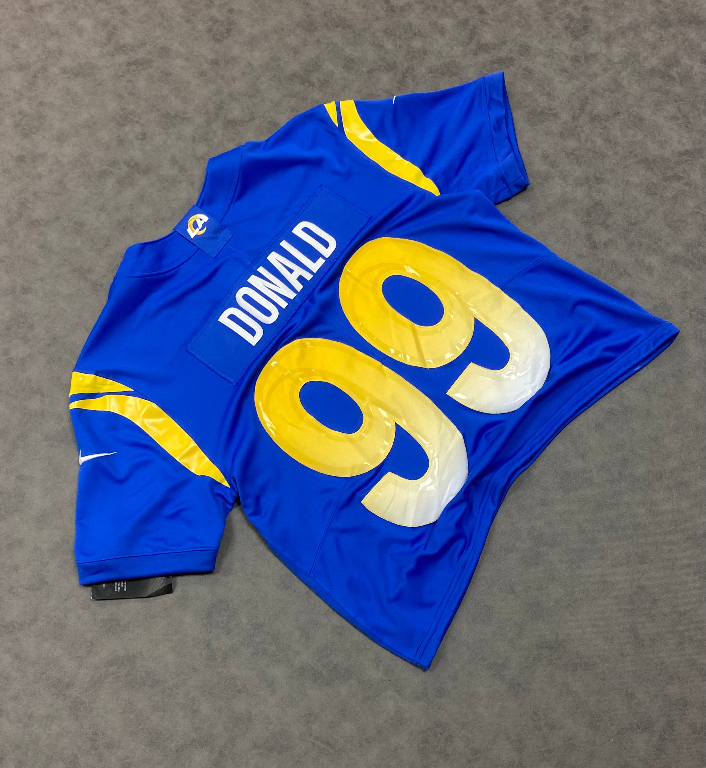 Nike NFL Los Angeles Rams Aron Donald Boxy Fit Jersey