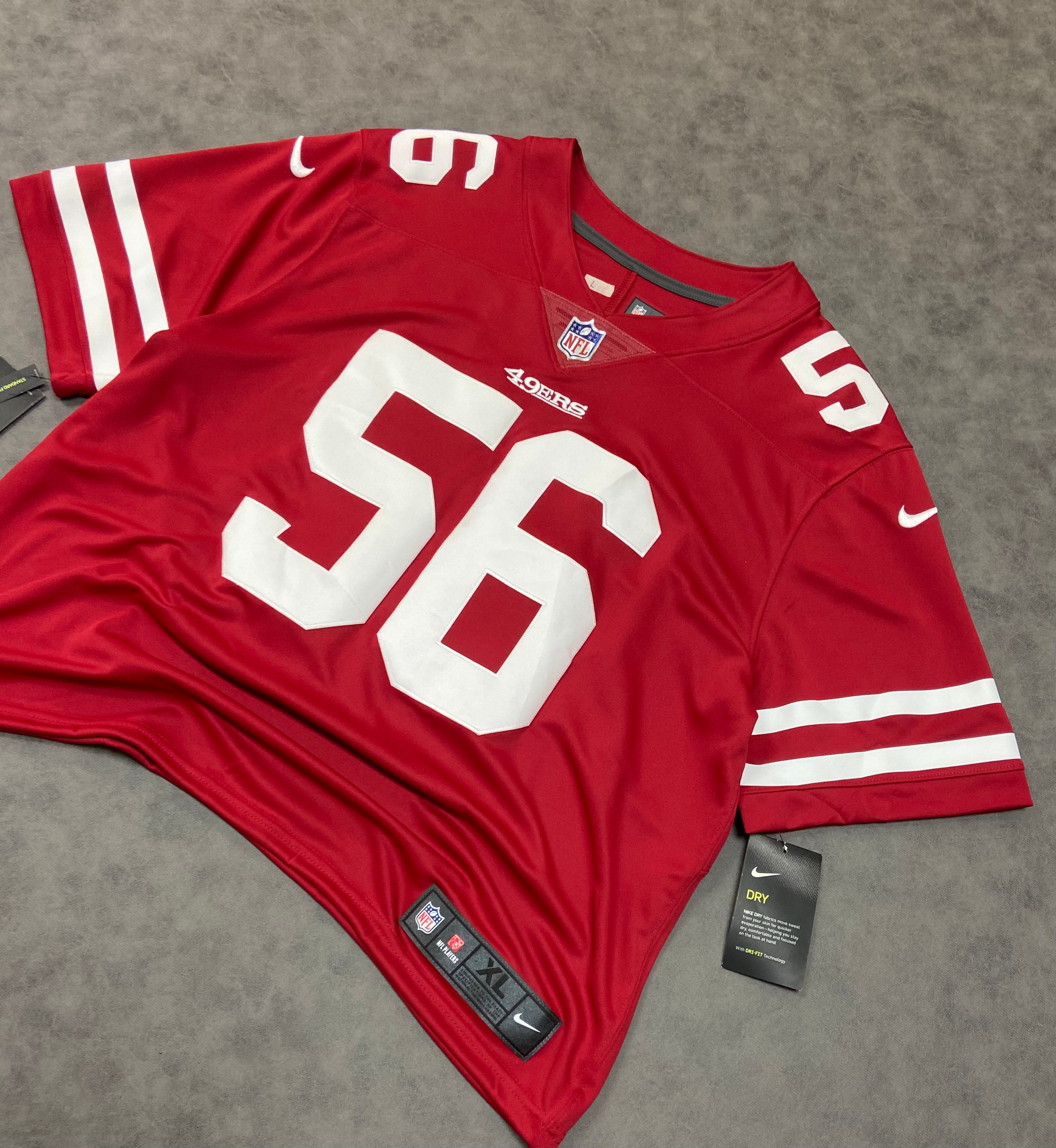 Nike NFL San Francisco 49ers Reuben Foster  Boxy Fit Jersey