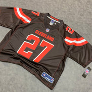 NFL Cleveland Browns Karen Hunt Boxy Fit Jersey
