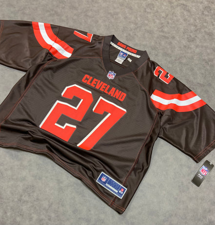 NFL Cleveland Browns Karen Hunt Boxy Fit Jersey