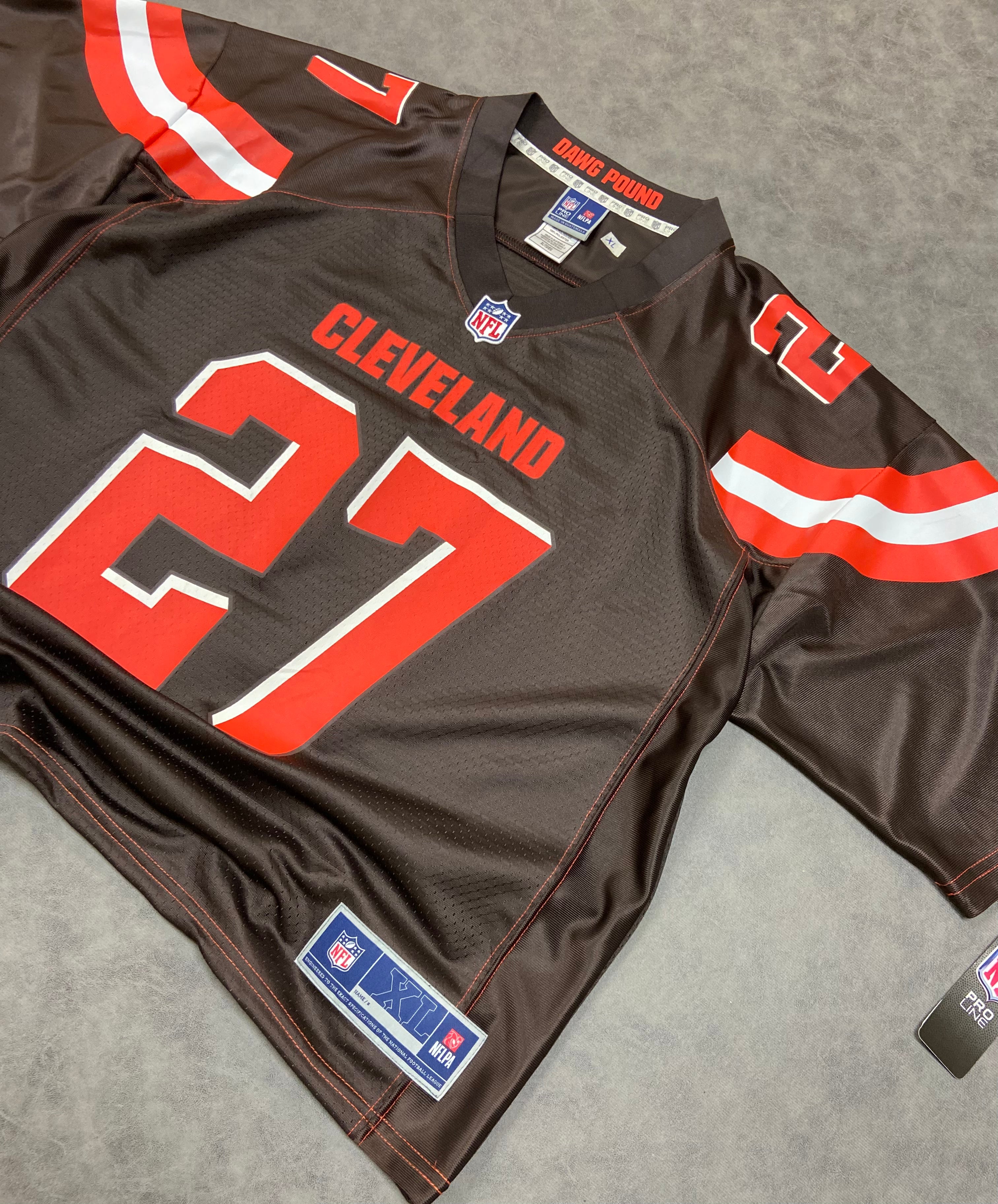 NFL Cleveland Browns Karen Hunt Boxy Fit Jersey