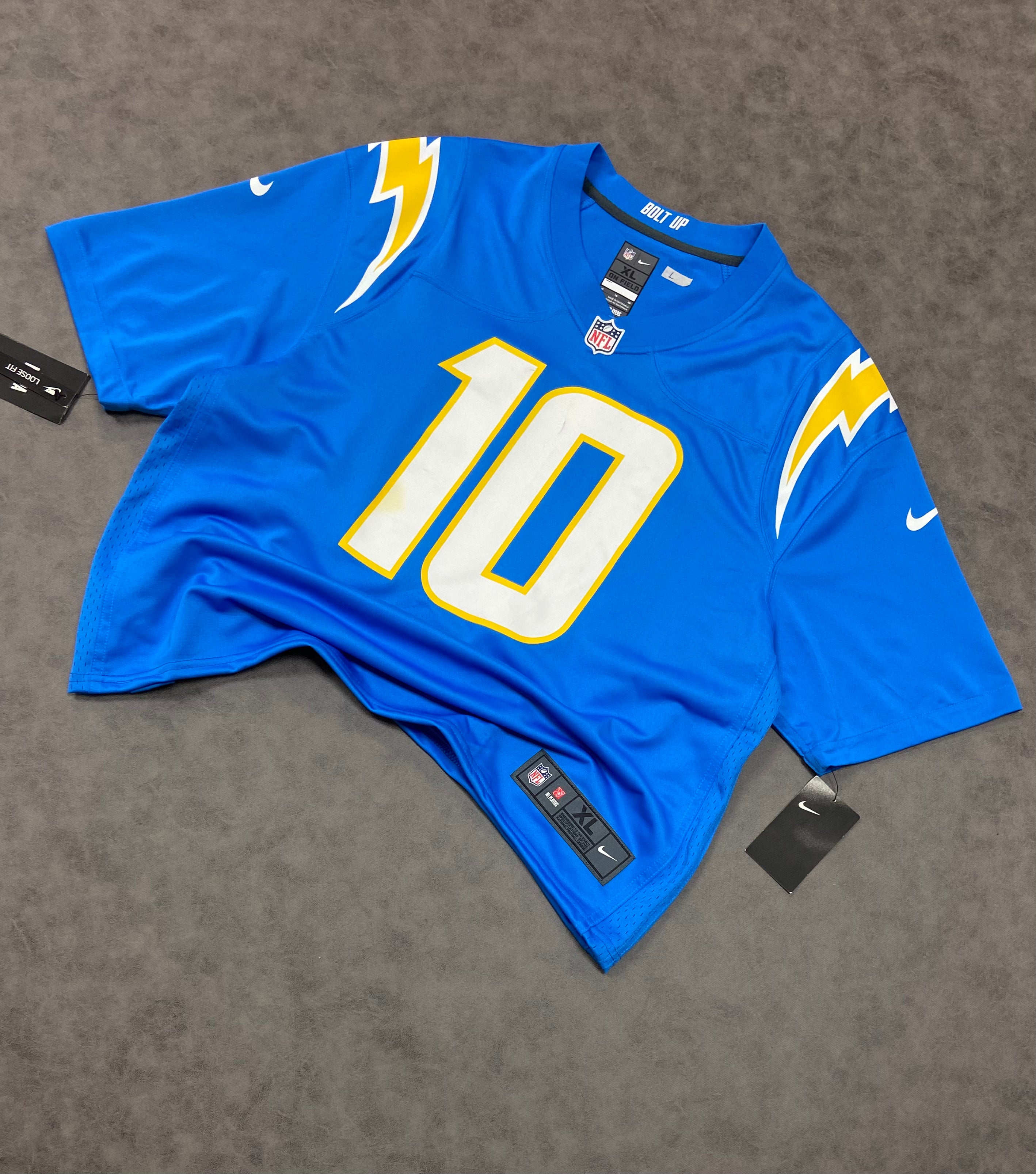 Nike NFL Los Angeles Chargers Justin Herbert Boxy Jersey