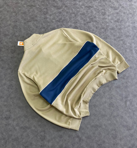 Timberland Cut-and-Sew Quarter Zip Crewneck