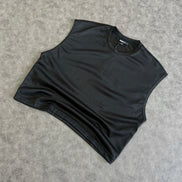 Boxy Sleeveless Muscle T-shirt