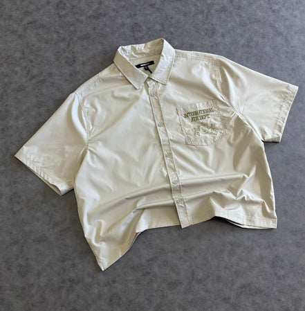 Copped Athletic Dep. Short Sleeve Button Shirt