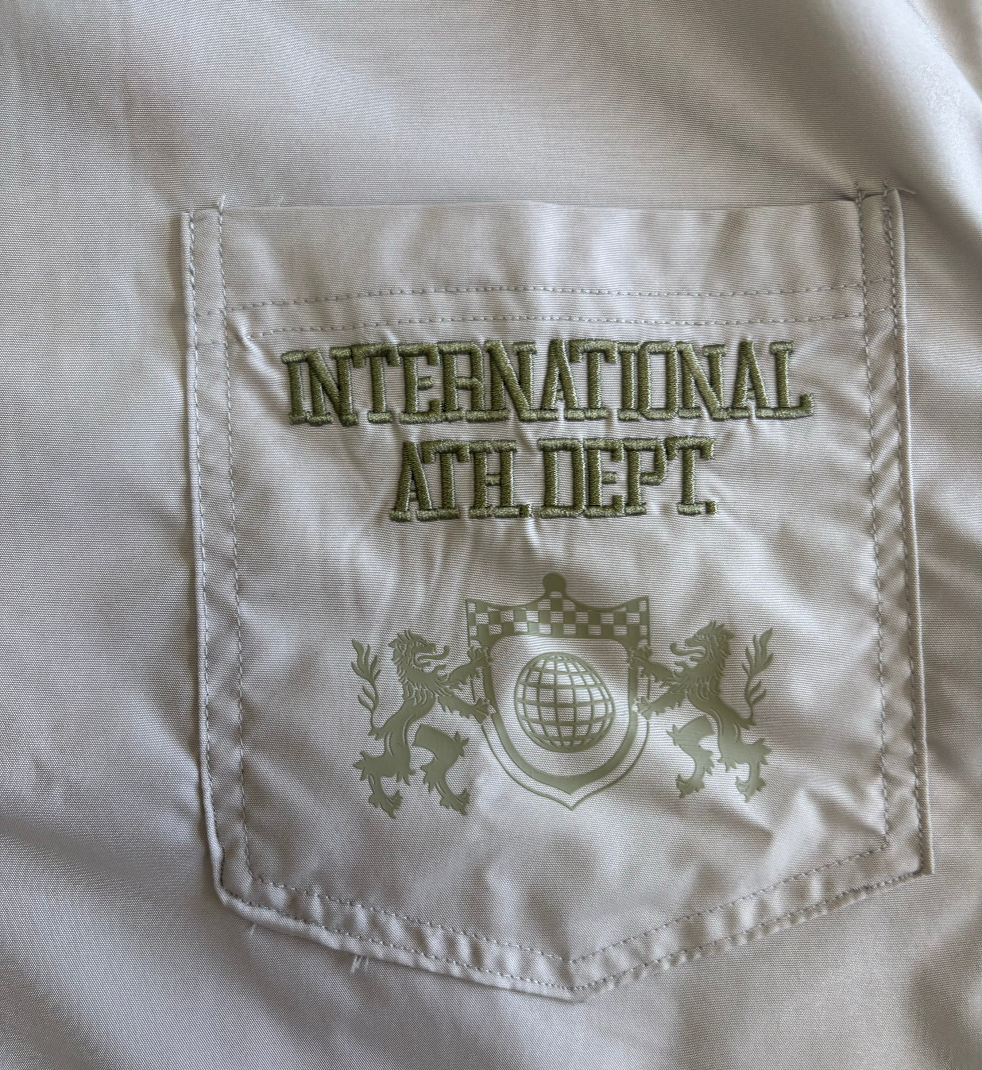 Copped Athletic Dep. Short Sleeve Button Shirt
