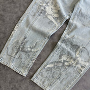 Y2K Retro Baggy Trendy Cupid Angel American Hip Hop Pants