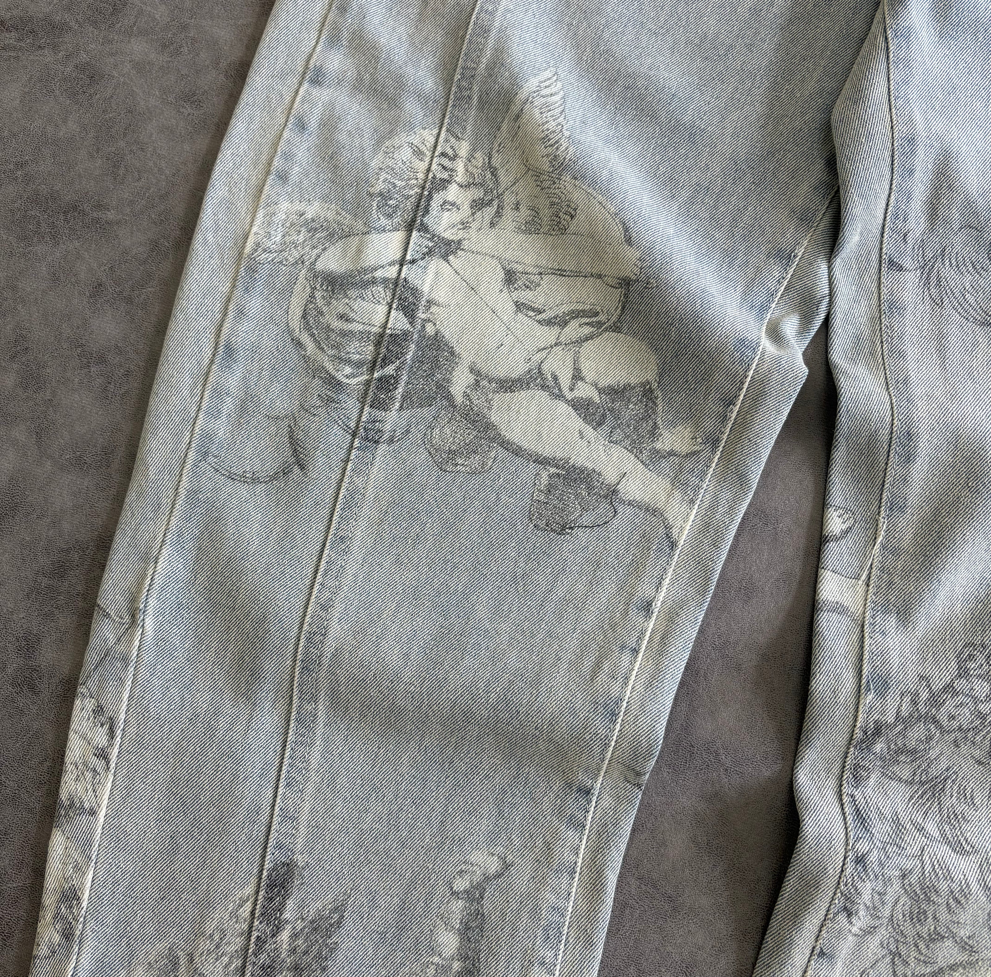 Y2K Retro Baggy Trendy Cupid Angel American Hip Hop Pants