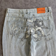 Y2K Retro Baggy Trendy Cupid Angel American Hip Hop Pants