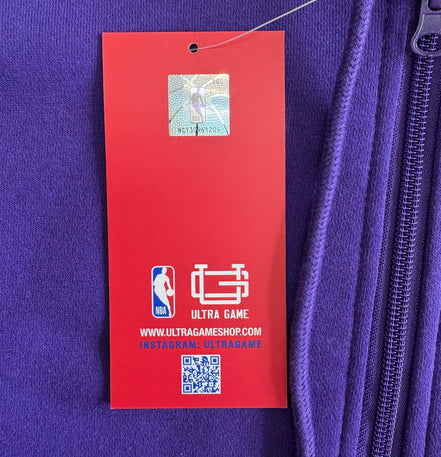 Ultra Game Lakers The Rim Zip Up Hoodie