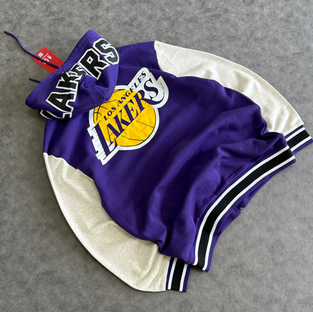 Ultra Game Lakers The Rim Zip Up Hoodie