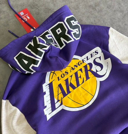 Ultra Game Lakers The Rim Zip Up Hoodie