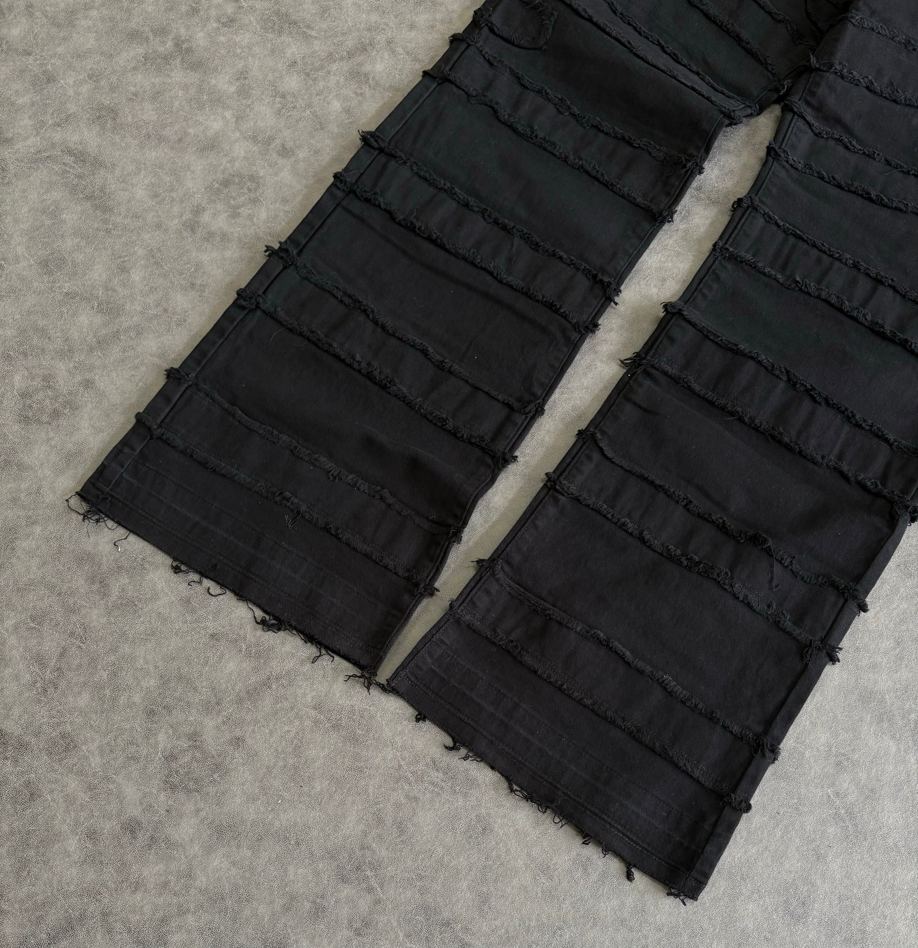 Simi Fray Stacked Flare Jeans