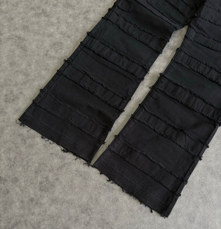 Simi Fray Stacked Flare Jeans