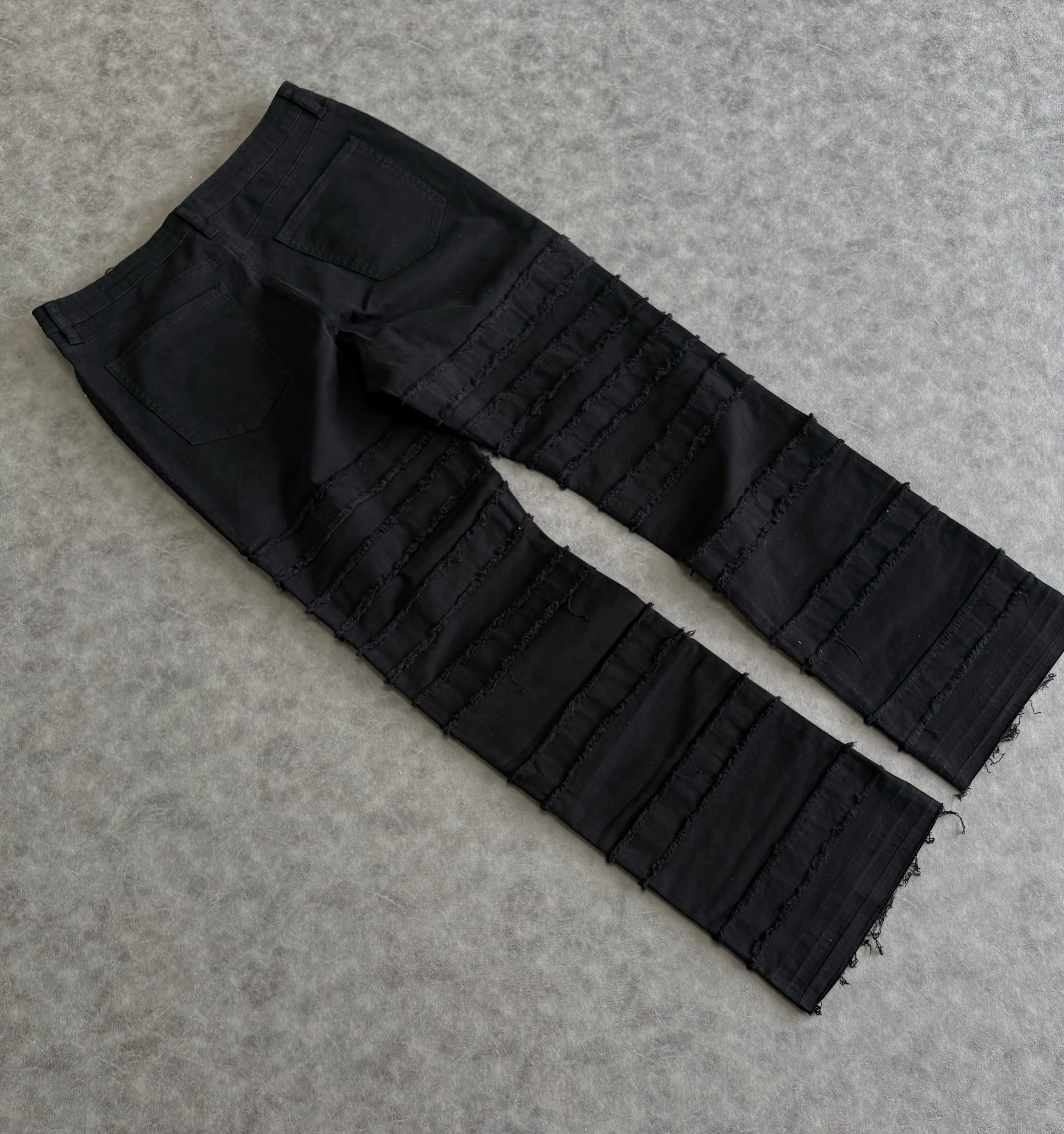 Simi Fray Stacked Flare Jeans