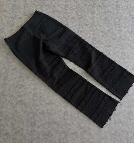 Simi Fray Stacked Flare Jeans