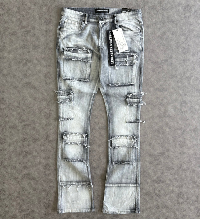Legendary Status Stacked Flare Jeans