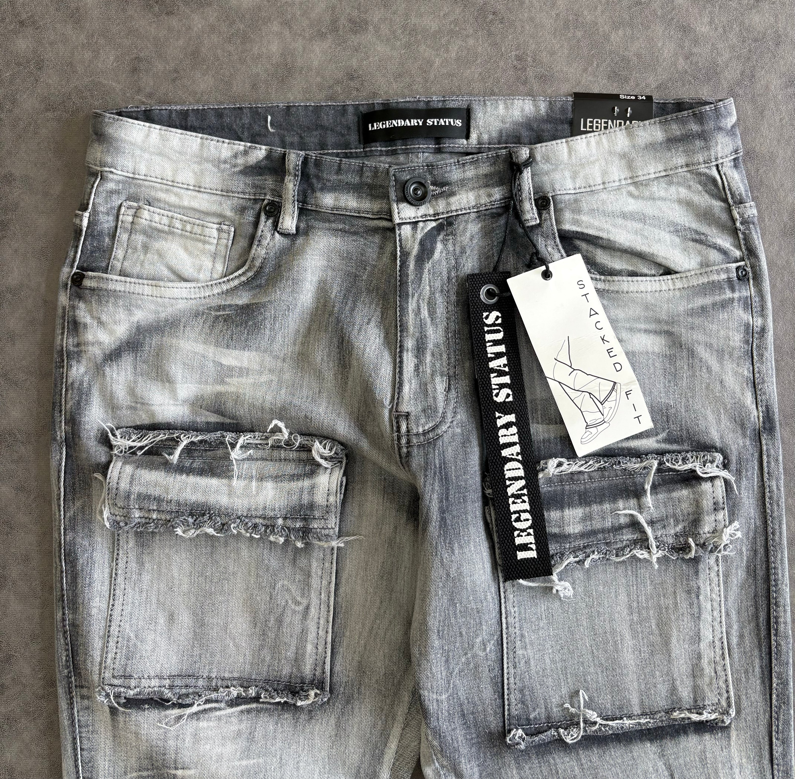 Legendary Status Stacked Flare Jeans