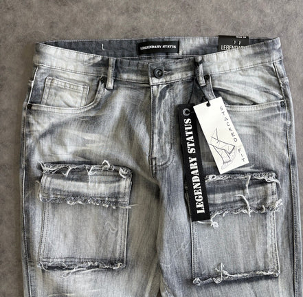 Legendary Status Stacked Flare Jeans