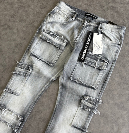 Legendary Status Stacked Flare Jeans