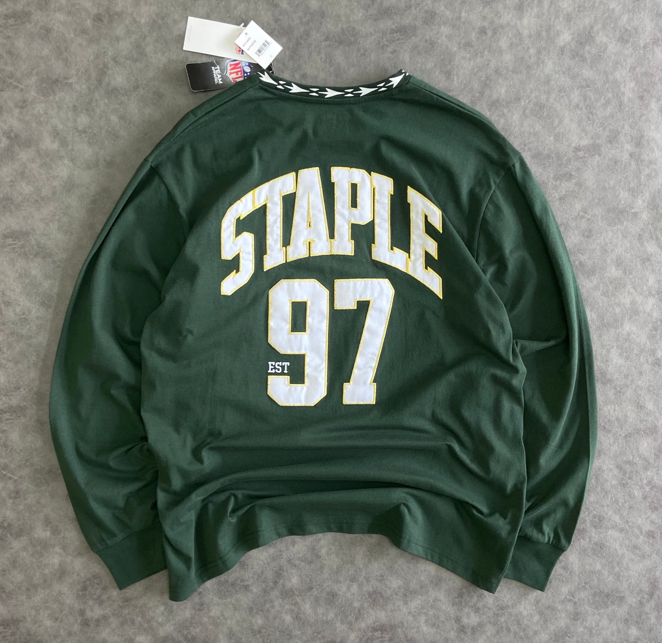 NFL x STAPLE HUNTER GREEN PACKERS  Long Sleeve T-Shirt