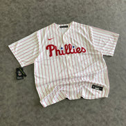 Nike Phillies Hoskins 17 Baseball Jersey