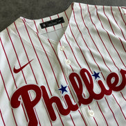 Nike Phillies Hoskins 17 Baseball Jersey
