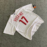 Nike Phillies Hoskins 17 Baseball Jersey