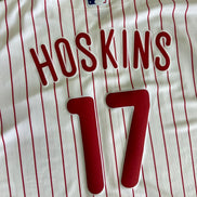 Nike Phillies Hoskins 17 Baseball Jersey