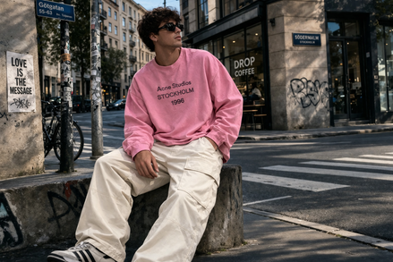 Acne Studios STOCKHOLM SPRAYED 1996 Logo T-Shirt