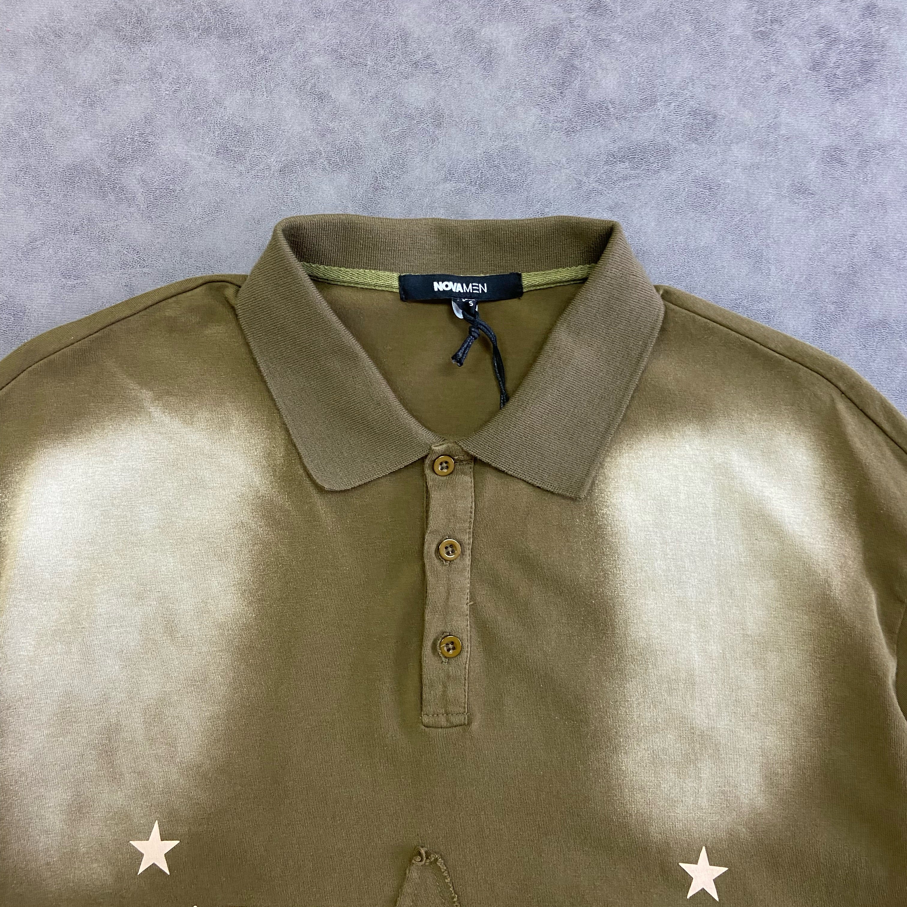 Polo Stars And Saints illusion Short Sleeve Knit
