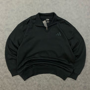 adidas All Szn Fleece Quarter-Zip Crew Sweatshirt