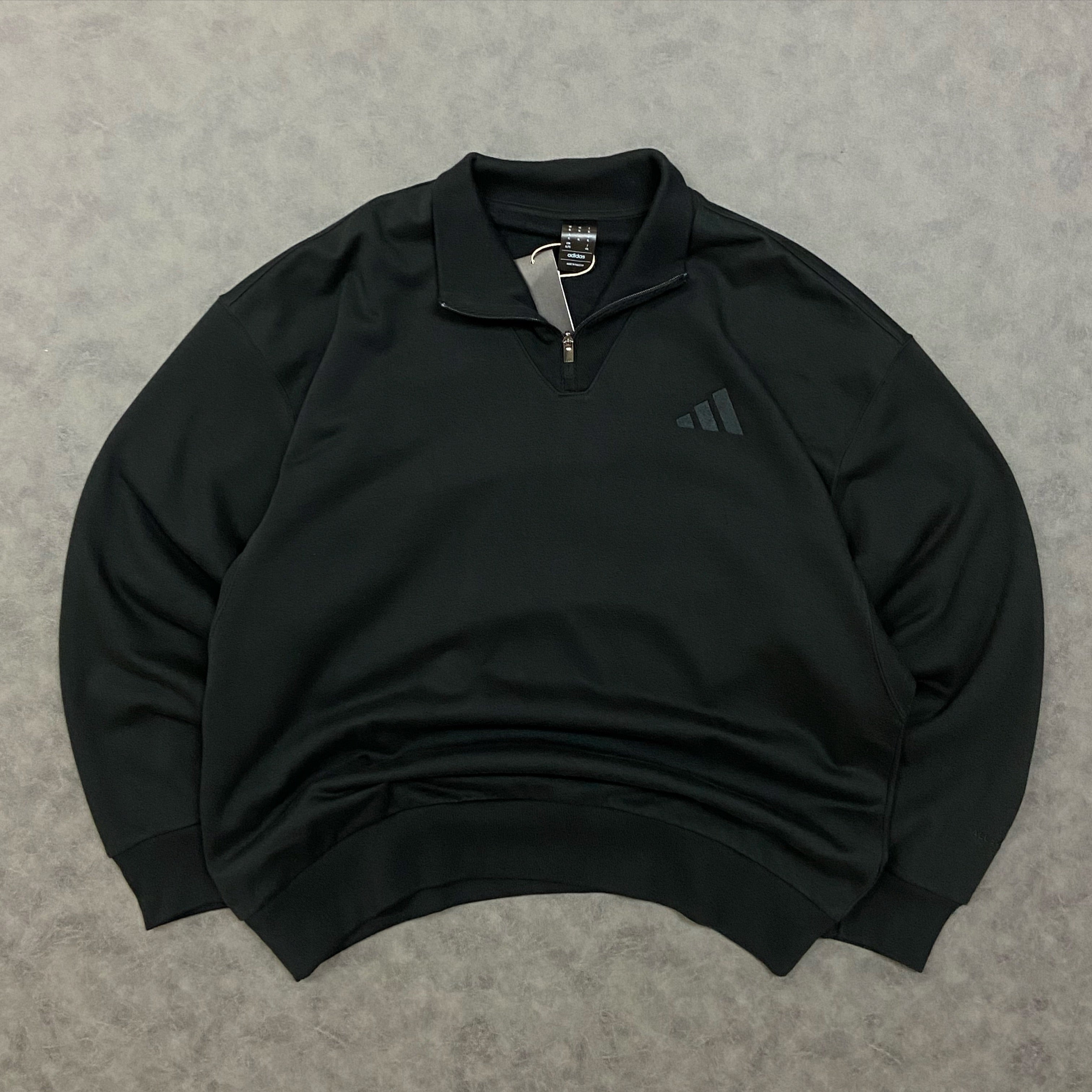 adidas All Szn Fleece Quarter-Zip Crew Sweatshirt