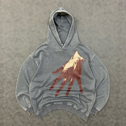 Halloween Pattern Hoodie Dark Stre
