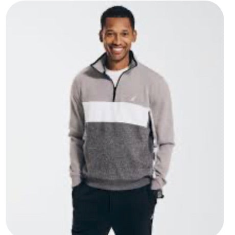Náutica Quater Zip Sweater