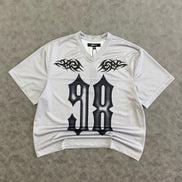 Tribal Mesh Boxy Jersey