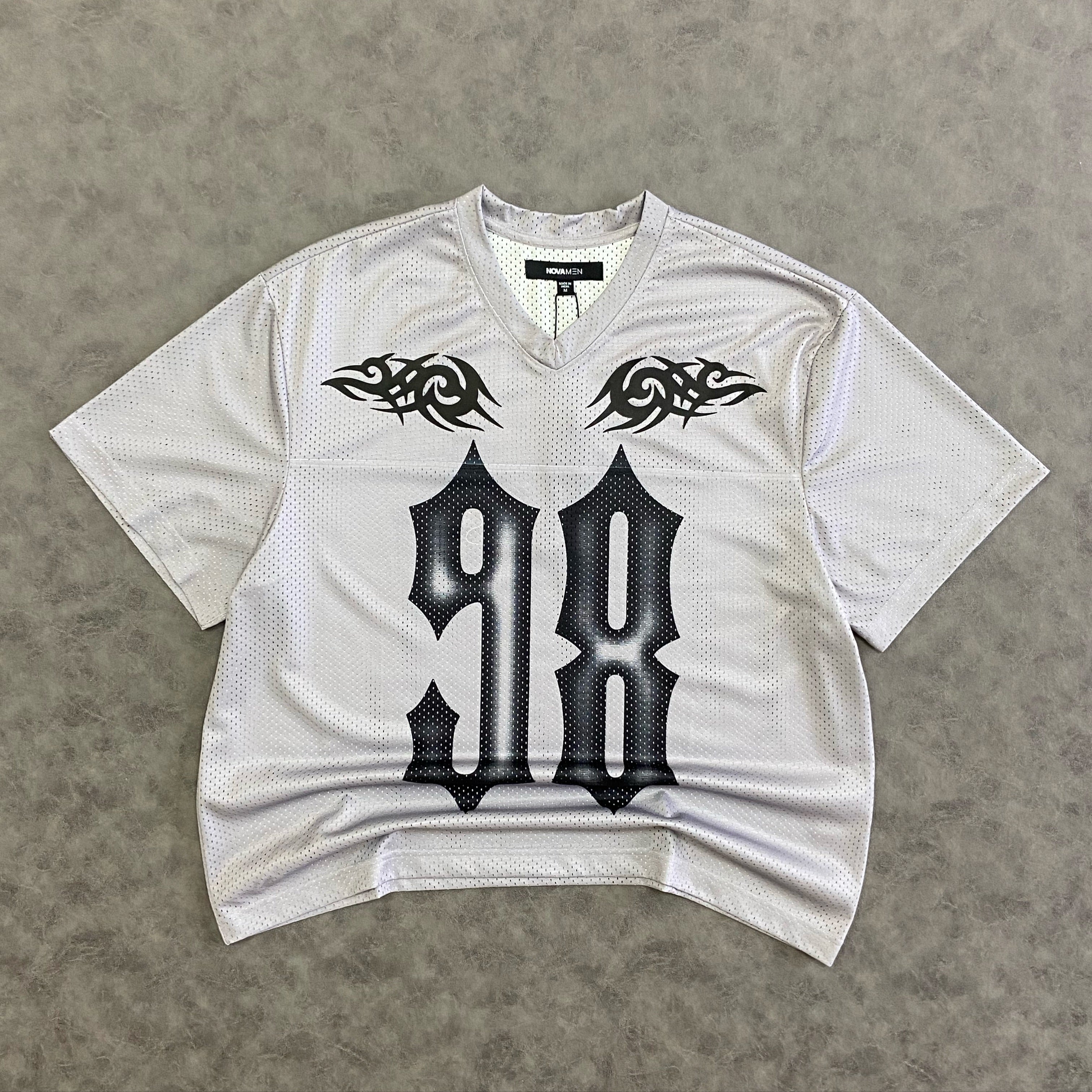 Tribal Mesh Boxy Jersey