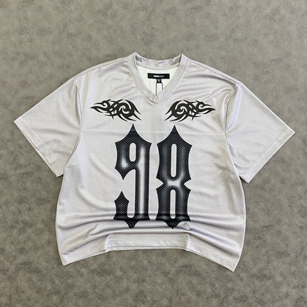 Tribal Mesh Boxy Jersey