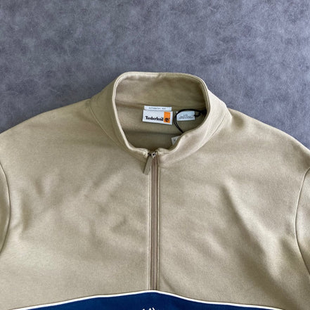 Timberland Cut-and-Sew Quarter Zip Crewneck