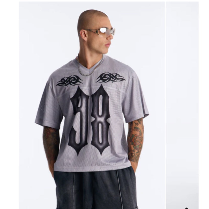 Tribal Mesh Boxy Jersey