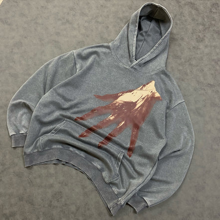 Halloween Pattern Hoodie Dark Stre