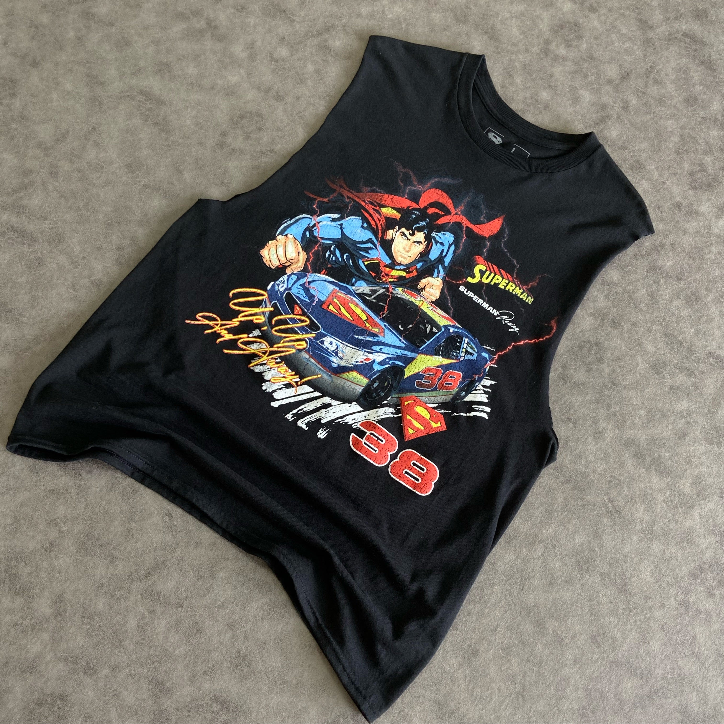 SúperMan Nascar 38 Sleeveless T-Shirt