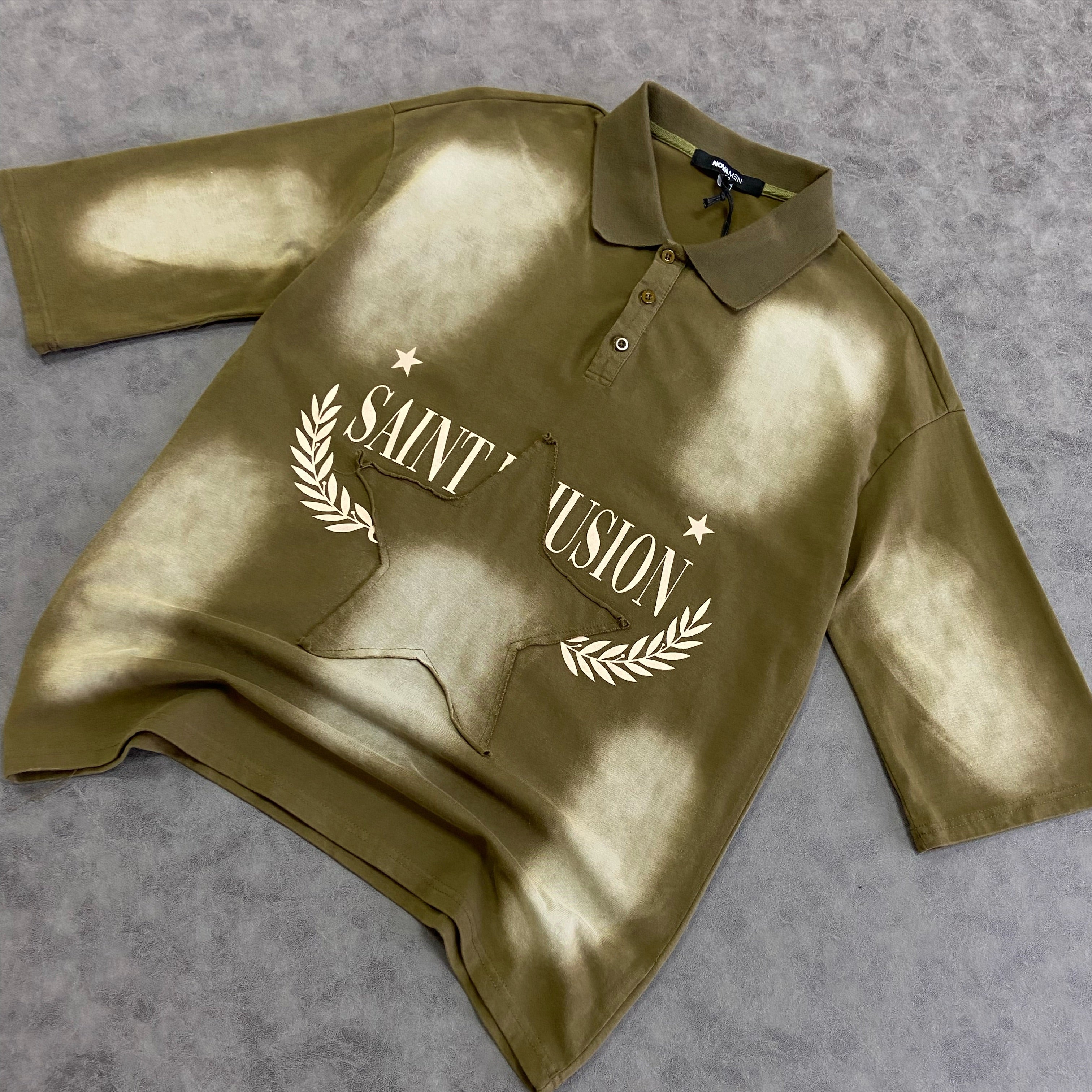 Polo Stars And Saints illusion Short Sleeve Knit