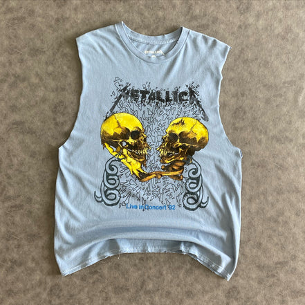 Metallica Live In Concert 92 Sleeveless T-Shirt