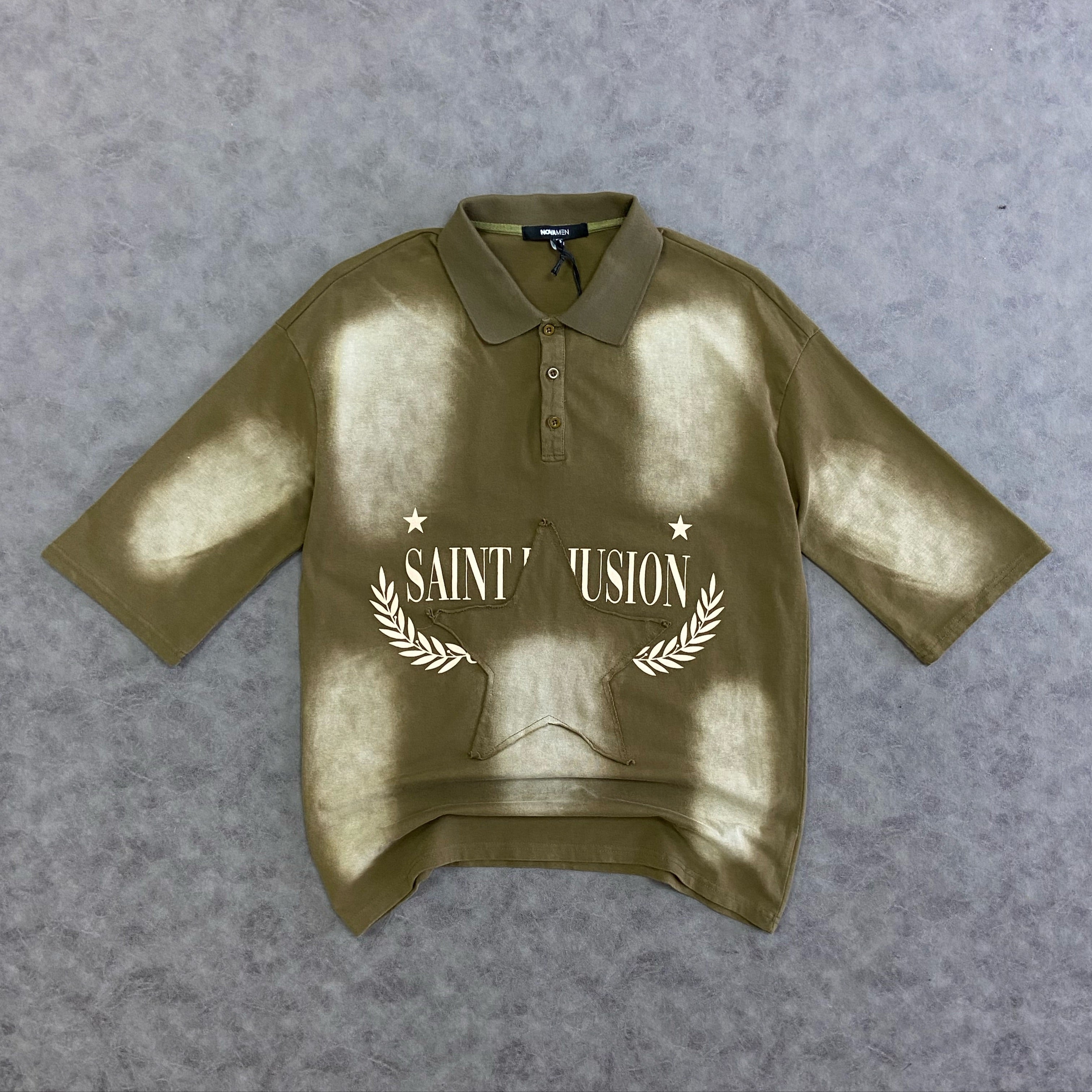 Polo Stars And Saints illusion Short Sleeve Knit