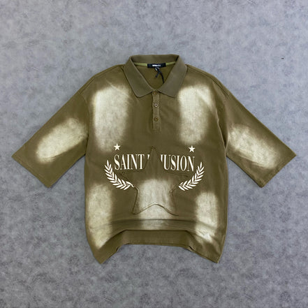 Polo Stars And Saints illusion Short Sleeve Knit