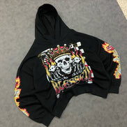 Reason Rhinestone Blessed Hoodie