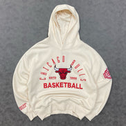 UltraGame Bulls Embroidered Oversized Hoodie
