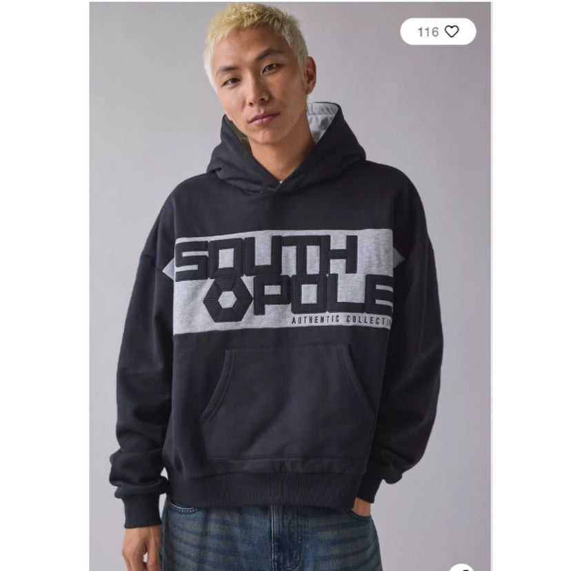 SOUTHPOLE Logo Boxy Hoodie