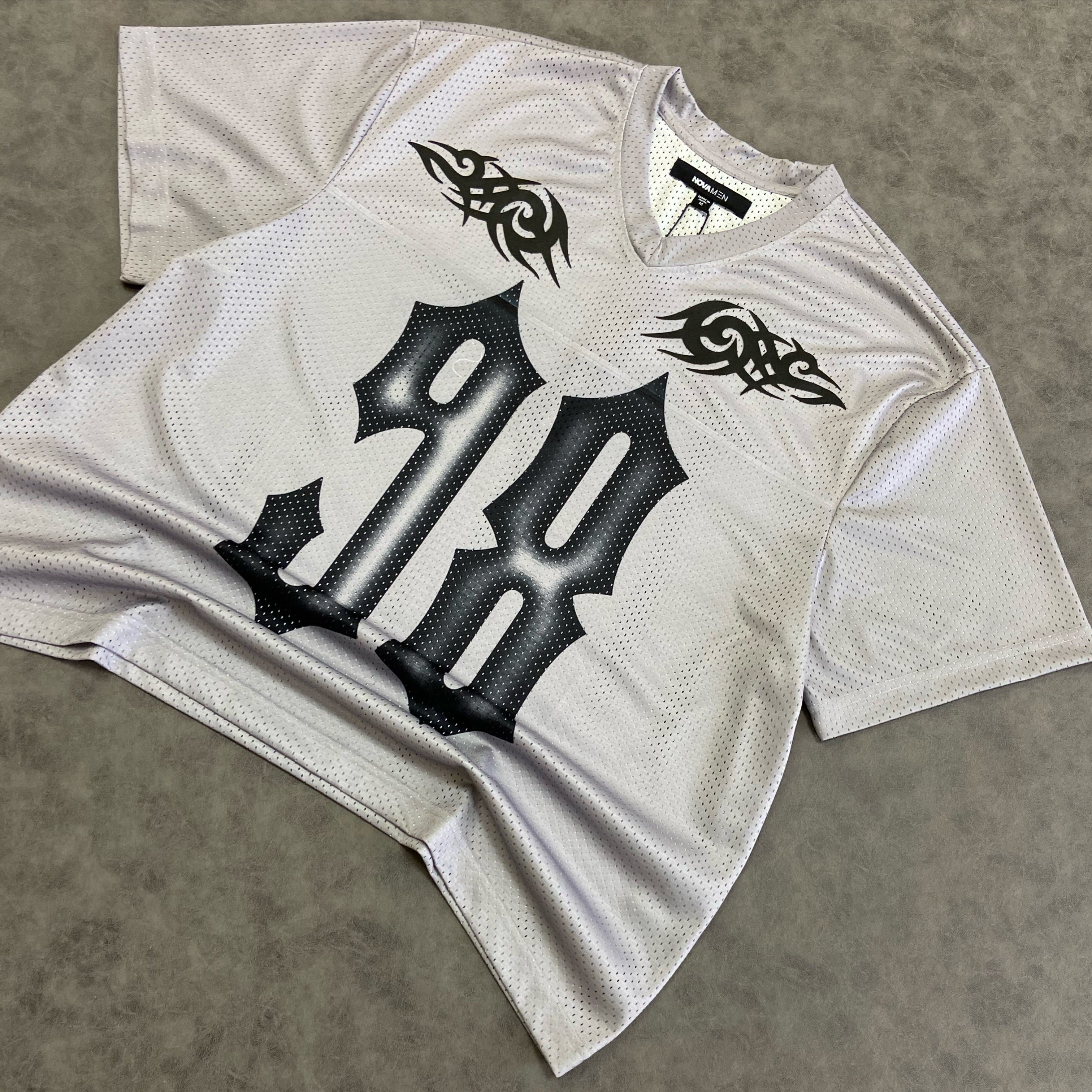 Tribal Mesh Boxy Jersey